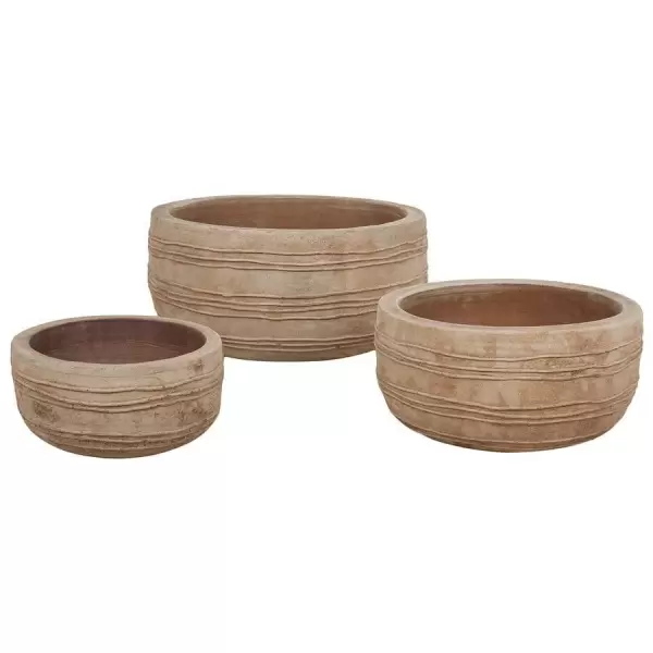 Горшок из глины Аnterra Rib Round