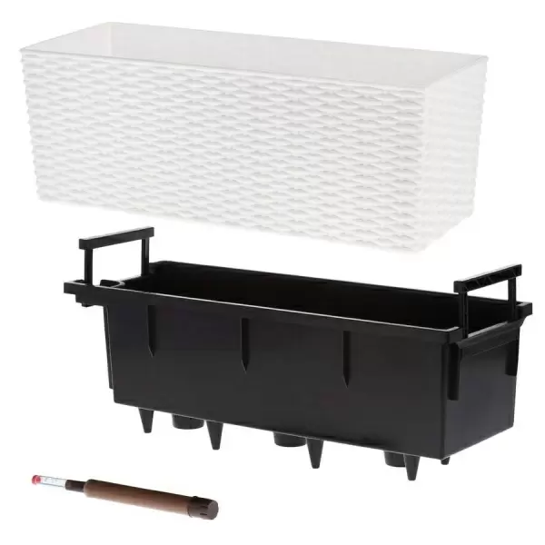 Пластиковое кашпо с автополивом Balcony Twist