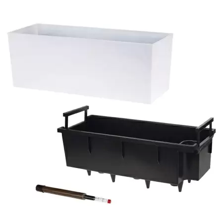 Пластиковое кашпо для балкона VITA Matt