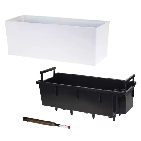 Пластиковое кашпо для балкона VITA Matt