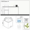 Кашпо Lechuza Cube Glossy Кашпо Lechuza Cube Glossy