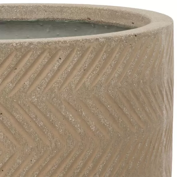 Большой горшок Fishbone Fossil-wood Cylinder