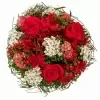 Стабилизированный букет Гарден красный