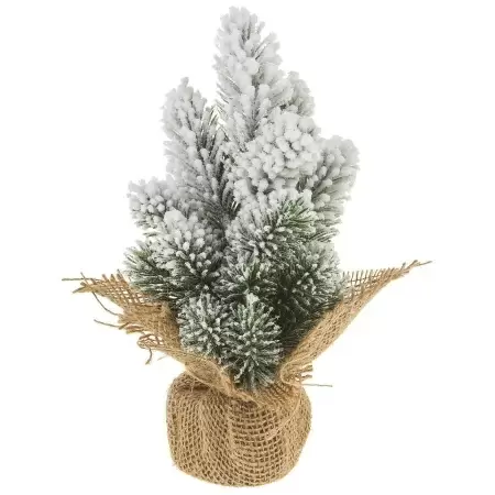 Ель настольная заснеженная искусственная 