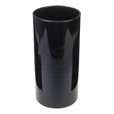 Стеклянная ваза Черный цилиндр
