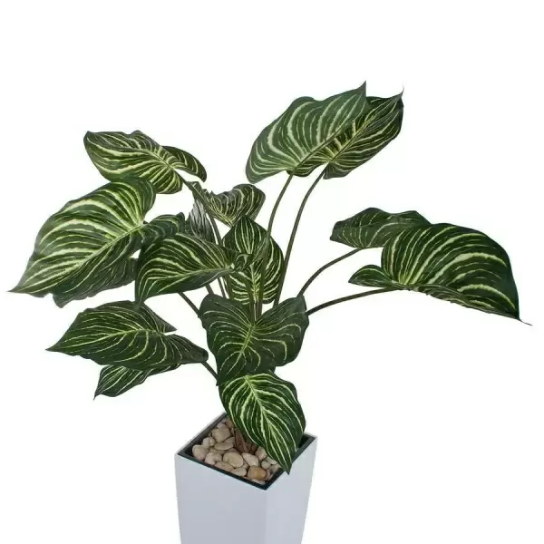 Растение искусственное Калатея в горшке Conic Silk