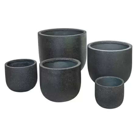 Цветочный горшок Sandy black Jar