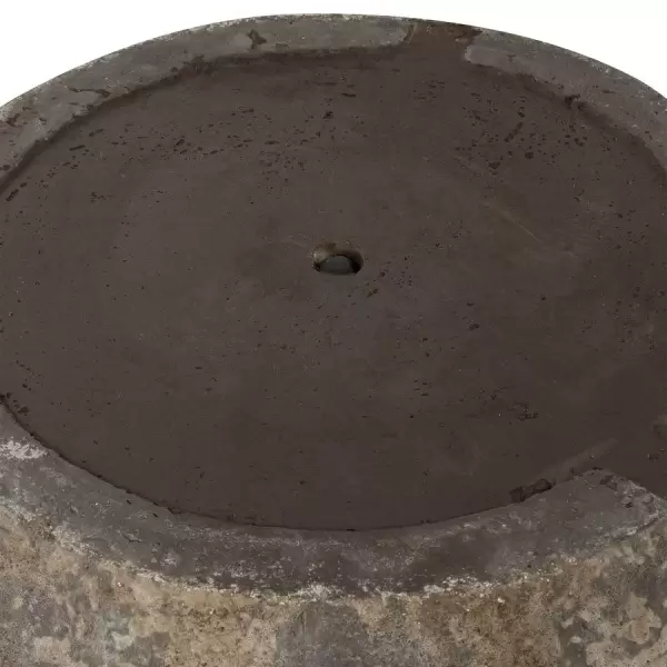 Большой цветочный горшок Plain Round Patina