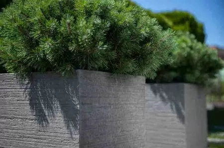 Цветочный горшок Square Ashgrey Washed cube