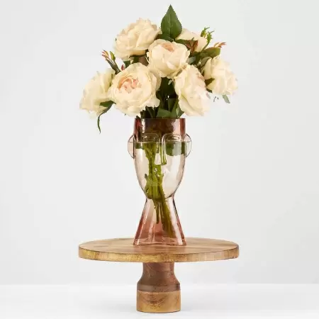 Стеклянная ваза Голова