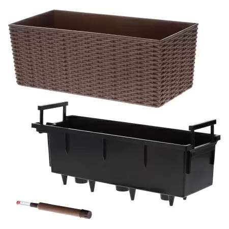 Пластиковое кашпо с автополивом Balcony Twist Пластиковое кашпо с автополивом Balcony Twist