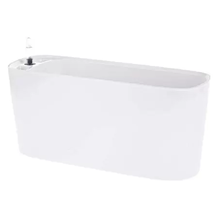 Пластиковое кашпо с автополивом Oval Silk
