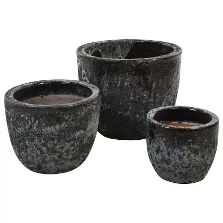 Цветочный горшок S-black Jar