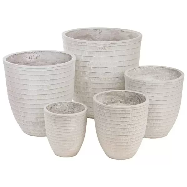 Уличный большой горшок Waves Round