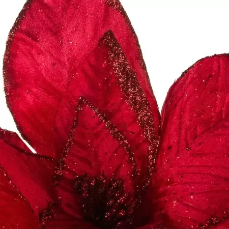 Цветок искусственный Пуансеттия, большой