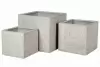 Цветочный горшок Square Ashgrey Washed cube