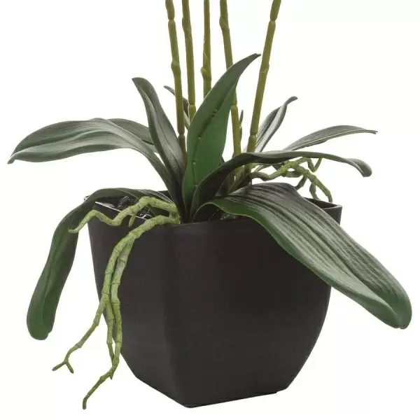 Орхидея искусственная в кашпо