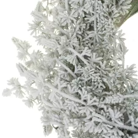 Венок еловый искусственный Заснеженный