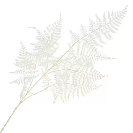 Белый искусственный папоротник Белый искусственный папоротник