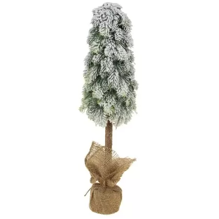 Ель настольная заснеженная искусственная  Ель настольная заснеженная искусственная