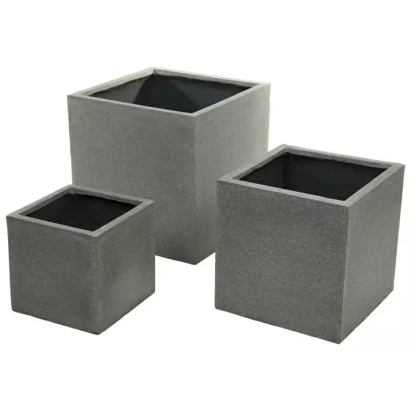 Большой прямоугольный горшок Plain Cube Большой прямоугольный горшок Plain Cube