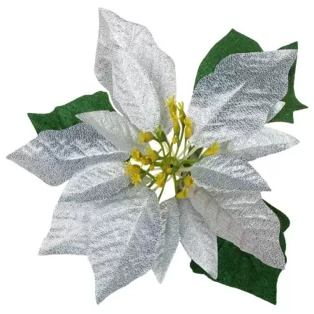 Цветок искусственный Пуансеттия, гирлянда