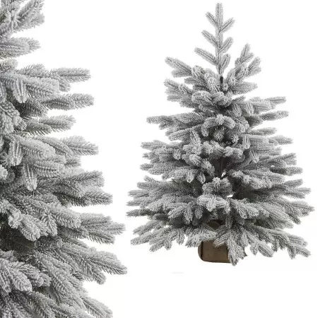 Ель настольная заснеженная искусственная  Ель настольная заснеженная искусственная