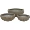 Большой цветочный горшок Plain stone Round