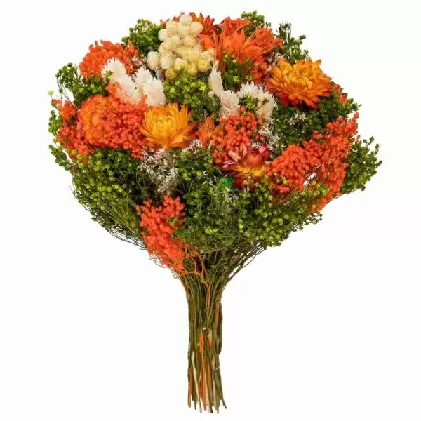 Стабилизированный букет Фантазия оранжевый