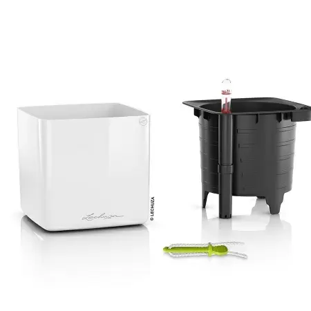 Кашпо Lechuza Cube Glossy