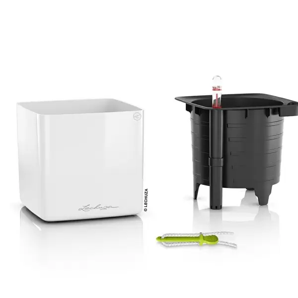 Кашпо Lechuza Cube Glossy