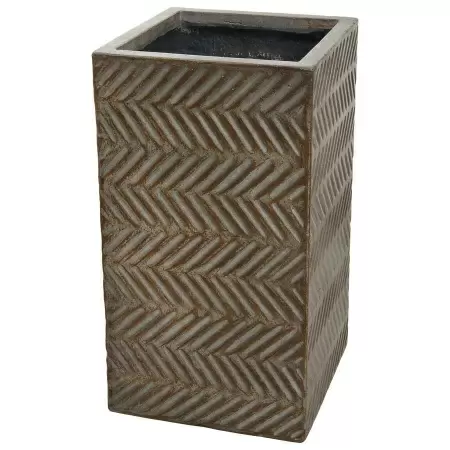 Высокий горшок Fossil wood Column
