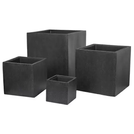 Прямоугольный большой горшок Rock Cube Прямоугольный большой горшок Rock Cube