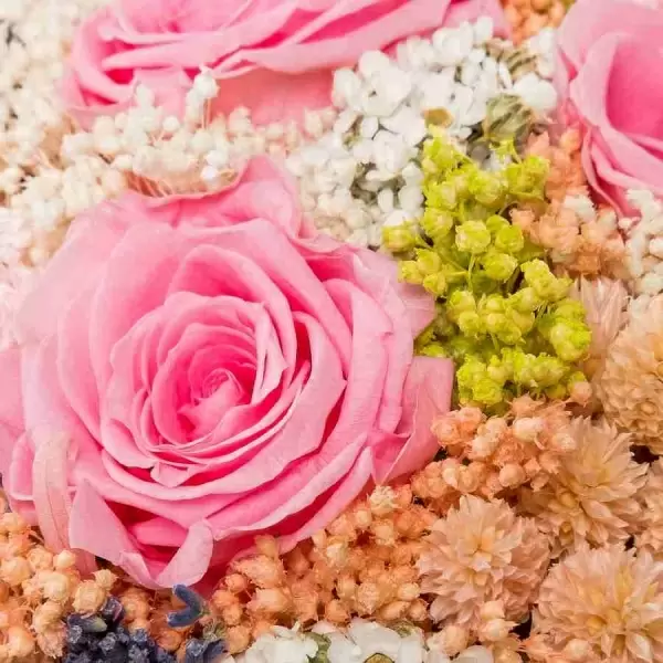 Стабилизированный букет Романтика розовый