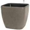 Пластиковое кашпо с автополивом Square Stone