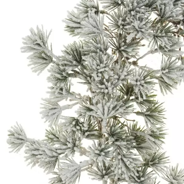Венок еловый искусственный Заснеженный