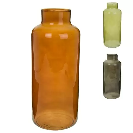 Стеклянная ваза-бутыль Арни