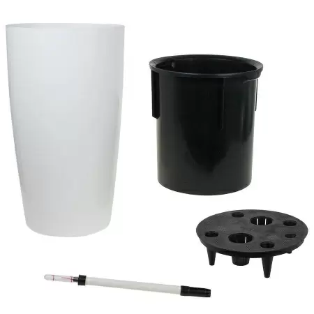 Пластиковое кашпо с автополивом Vase Silk