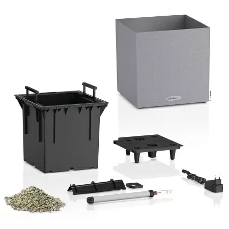 Кашпо Lechuza Canto Stone LED low