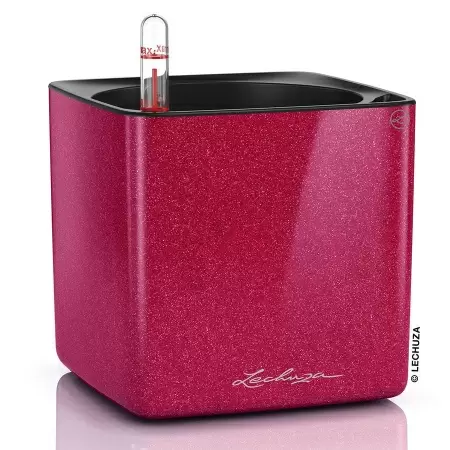 Кашпо Lechuza Cube Glossy Kiss Кашпо Lechuza Cube Glossy Kiss
