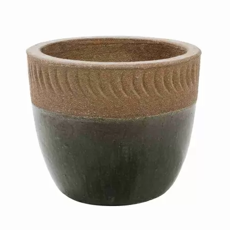 Горшок для цветов Ceramic Grooved 