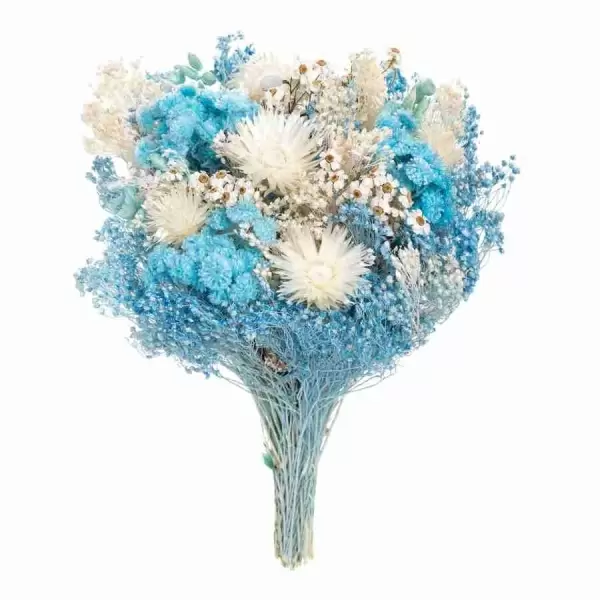 Стабилизированный букет Фантазия голубой