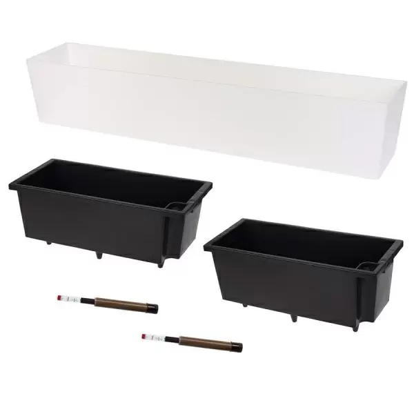 Пластиковое кашпо для балкона VITA Matt