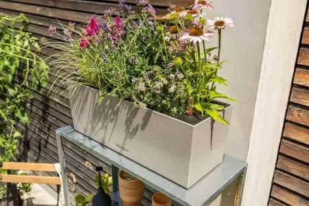 Кашпо Lechuza Balconera Stone 50 Кашпо Lechuza Balconera Stone 50