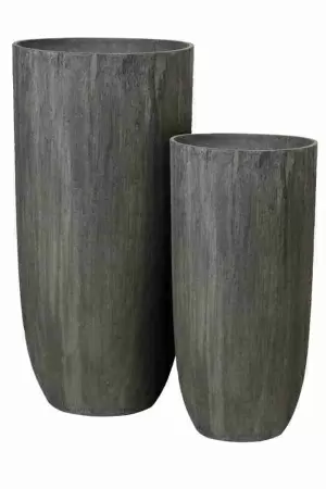 Цветочный горшок Round Charcoal high