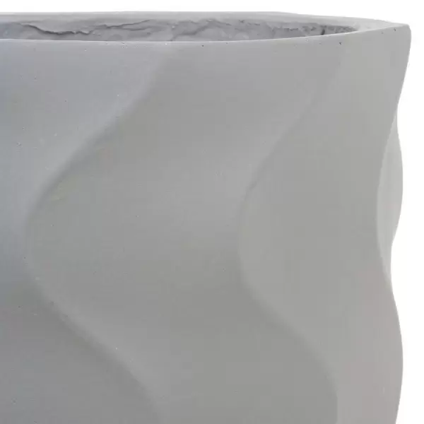 Бетонный большой горшок вазон Scales Cylinder