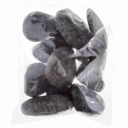 Галька шлифованная черная