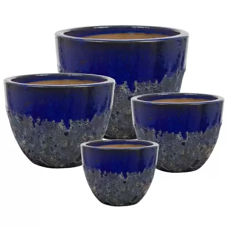 Керамический горшок Sblack round