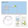 Кашпо Lechuza Cube Color