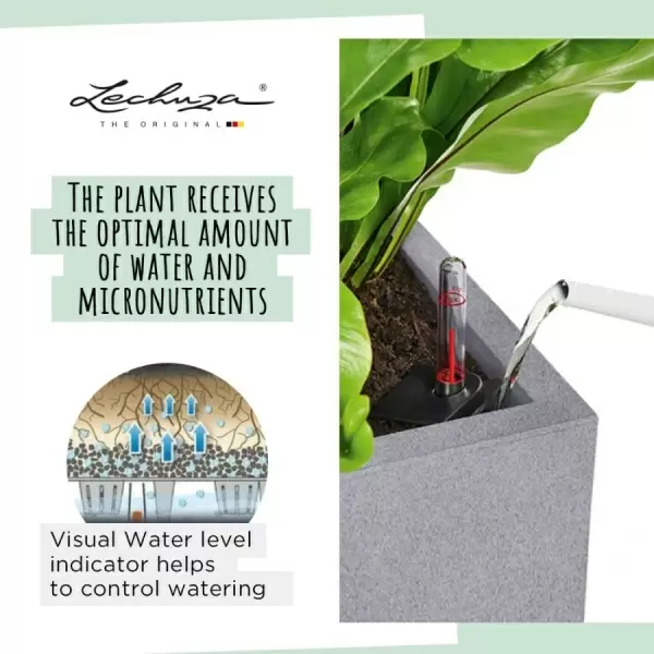 Кашпо Lechuza Balconera Stone 40